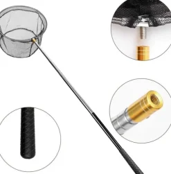 OBOSOE Poolhåv/Poolskummarhåv/Håv med Teleskopisk Stålstång - 147 cm Utdragbar Lövskummar för Pool & Spa | Till Under- & Uppbyggd Pool, Damm & Bastu | CDON