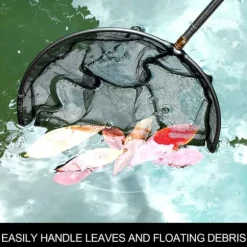 OBOSOE Poolhåv/Poolskummarhåv/Håv med Teleskopisk Stålstång - 147 cm Utdragbar Lövskummar för Pool & Spa | Till Under- & Uppbyggd Pool, Damm & Bastu | CDON