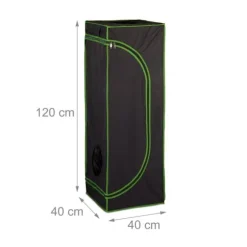 Odlings tält, 200x240x120 cm, Svart