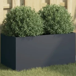 Odlingslåda antracit 62x30x29 cm stål