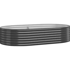 Odlingslåda galvaniserat stål 175x100x36 cm antracit