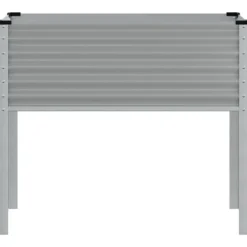 Odlingslåda grå 100x45x90 cm stål