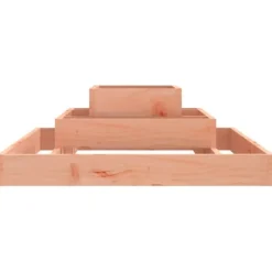 Odlingslåda i massiv douglas med 3 nivåer för växter | Storlek: 80x80x27 cm