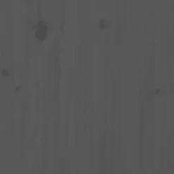 Odlingslåda i massiv furu - Upphöjd planteringsenhet med 3 blomlådor | Färg: Grå | Storlek: 245,5x44x75 cm