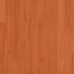 Odlingslåda i massiv furu - Perfekt för trädgård och balkong | Färg: Vaxbrun | Storlek: 40x40x40 cm