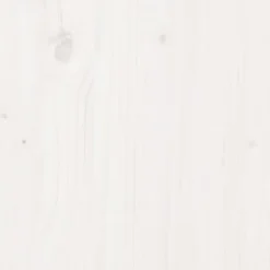 Odlingslåda i massiv furu - Perfekt för blommor och växter | Färg: Vit | Storlek: 50x50x23 cm