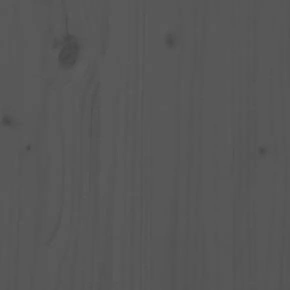 Odlingslåda i massiv furu - Stabil design med 3 blomlådor | Färg: Grå | Storlek: 77x25x104,5 cm