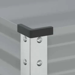 Odlingslåda i stål - Väderbeständig planteringslåda | Färg: Grå | Storlek: 100x41x90 cm