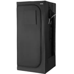 Odlingslåda Kit, 80x80x180 cm, Svart, Inomhus Växtodlingssystem