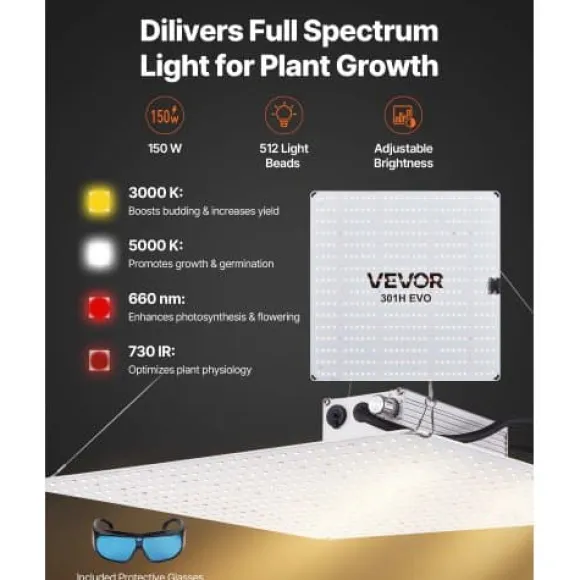 Odlingslåda Kit, 80x80x180 cm, Svart, Inomhus Växtodlingssystem