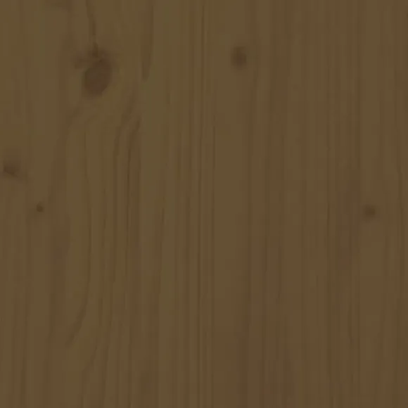 Odlingslåda med hylla i massiv furu - Elegant design | Färg: Honungsbrun | Storlek: 54x54x81 cm