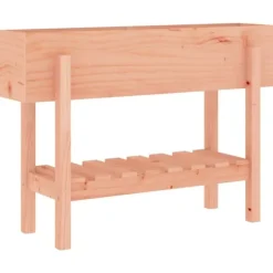 Odlingslåda på ben 101x30x69 cm massivt douglasträ
