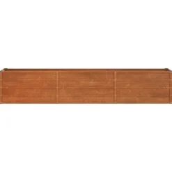 Odlingslåda rostig 240x40x45 cm rosttrögt stål - Odlingslåda Upphöjd - Odlingslådor Upphöjda - Home & Living