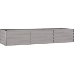 Odlingslåda rostig 240x80x45 cm rosttrögt stål