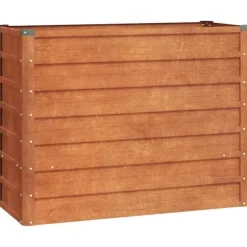Odlingslåda rostig 100x40x77 cm rosttrögt stål