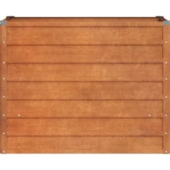 Odlingslåda rostig 100x40x77 cm rosttrögt stål