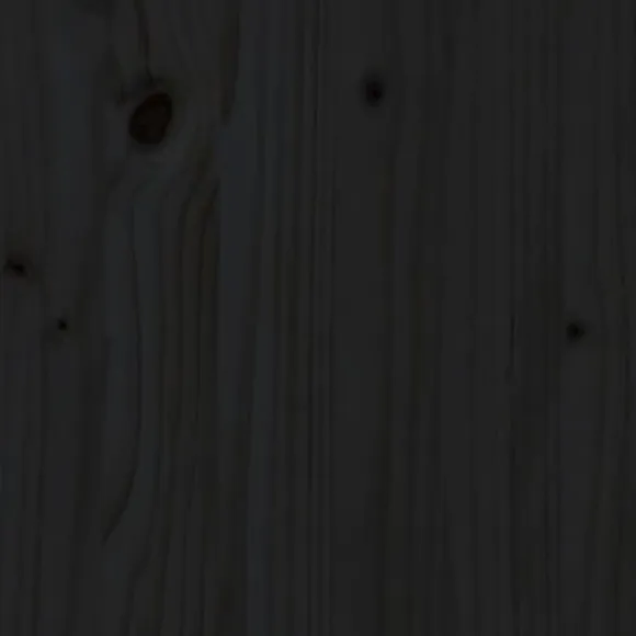 Odlingslåda svart 80x80x27 cm massiv furu - Odlingslåda Upphöjd - Odlingslådor Upphöjda - Home & Living