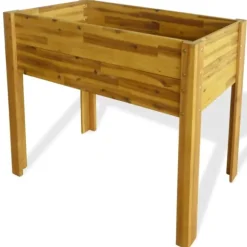 Odlingslåda upphöjd massivt akaciaträ