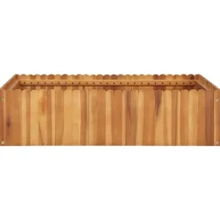 Odlingslåda upphöjd 100x100x25 cm massivt akaciaträ