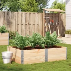 Odlingslåda 150x100 cm massivt furuträ