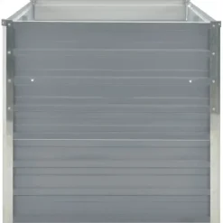 Odlingslåda 160x80x77 cm galvaniserad stål grå