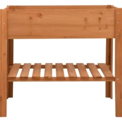 Odlingslåda 88x43x80 cm granträ