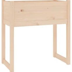 Odlingslåda 78x40x81 cm massiv furu - Odlingslåda Upphöjd - Odlingslådor Upphöjda - Home & Living