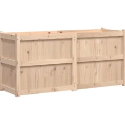 Odlingslåda 150x50x70 cm massiv furu