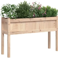 Odlingslådor 2 st med ben massiv furu
