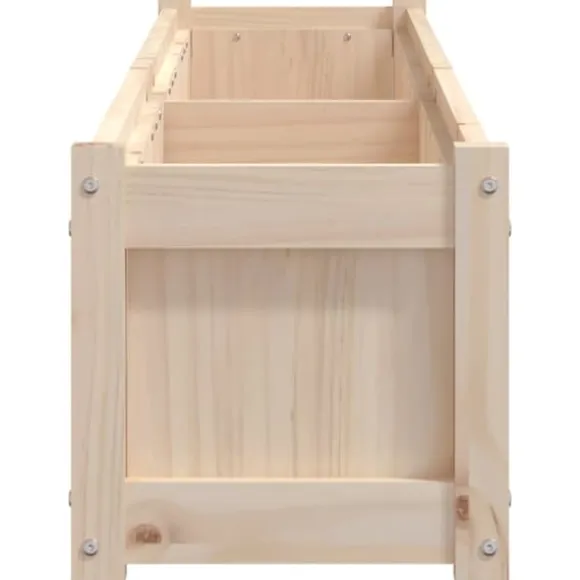 Odlingslådor i massiv furu - 2 st planteringslådor | Färg: Naturlig | Storlek: Standard