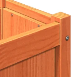 Odlingslådor i massiv furu - 2 st med ben, vaxbrun | Färg: Vaxbrun | Storlek: (specificera storlek om tillgängligt)