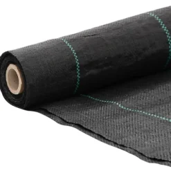 Ogräsmatta för effektiv ogräskontroll - UV-stabiliserad | Färg: Svart | Storlek: 4x5 m