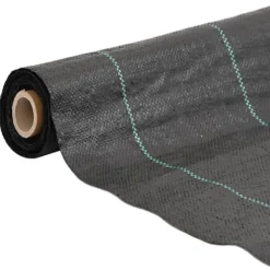 Ogräsmatta för effektiv ogräsbekämpning - UV-stabiliserad PP | Storlek: 2x200 m | Färg: Svart
