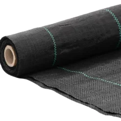 Ogräsmatta för effektiv ogräsbekämpning - UV-stabiliserad PP | Storlek: 2x200 m | Färg: Svart