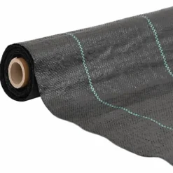 Ogräsmatta i svart polypropen - Ogräsdämpande membran | Storlek: 2x50 m