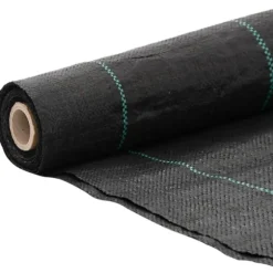 Ogräsmatta svart 1x5 m PP