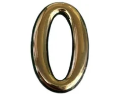 Okko Door Number Gold 0 Plastm