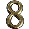 Okko Door Number Gold 8 Plastm