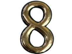 Okko Door Number Gold 8 Plastm