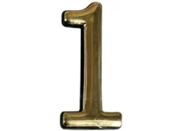Okko Door Number Gold 1 Plastm
