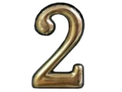 Okko Door Numbergold 2 Plastm