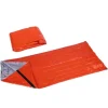 Orange återanvändbar nödsovsäck - termiskt vattentät för camping, resor och överlevnad