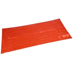 Orange återanvändbar nödsovsäck - termiskt vattentät för camping, resor och överlevnad