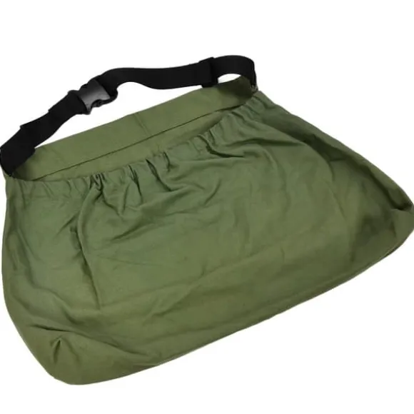 Orchard Plockpåse Midja Hängande Justerbar Oxford Duk Skördeförkläde för utomhusträdgård Militärgrönt