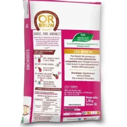 Orkidéjord - BROWN GOLD - OBRTORC6U - 6L - Främjar tillväxt