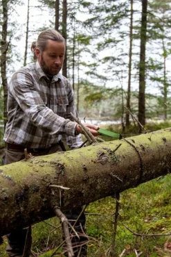 Orrefors Hunting sågkedja, ficksåg i nylonfodral, 1m