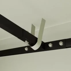 Outsunny Ersatttak för Pinnaca 3x3m, Ljusgrått, Vattentätt Oxfordtyg, UPF30+