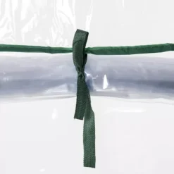 Outsunny Miniväxthus med Stålram och 4 Hyllplan, Transparent, 69 x 50 x 165 cm