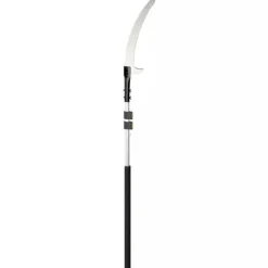 Outsunny Teleskops extrem grensåg 1,5-2,6m trädgårdssax med lås, non-stick blad, fruktplockare, snabbkapning