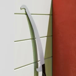 Outsunny Teleskops extrem grensåg 1,5-2,6m trädgårdssax med lås, non-stick blad, fruktplockare, snabbkapning